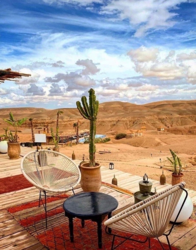 Marrakech Agafay Desert Tour with lunch & the swimming pool